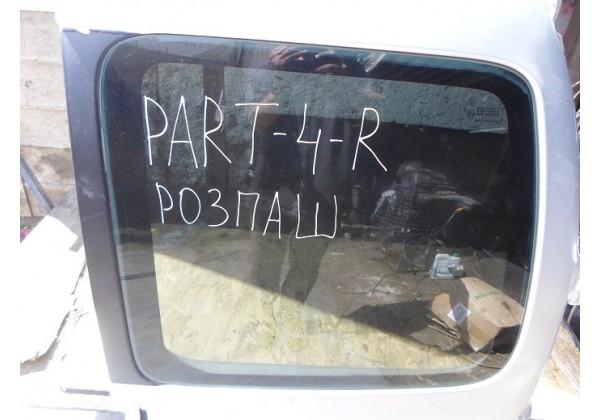 Скло двері задньої розпашної правої Partner, Berlingo, 2003-2008 р